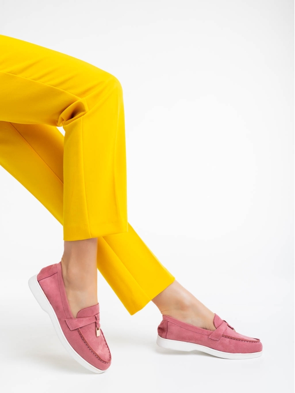 Amberly rózsaszín női félcipő textil anyagból - Kalapod.hu