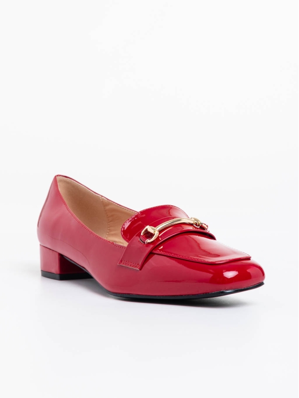 Shantay piros női magassarkú cipő lakkozott ökológiai bőrből, 2 - Kalapod.hu