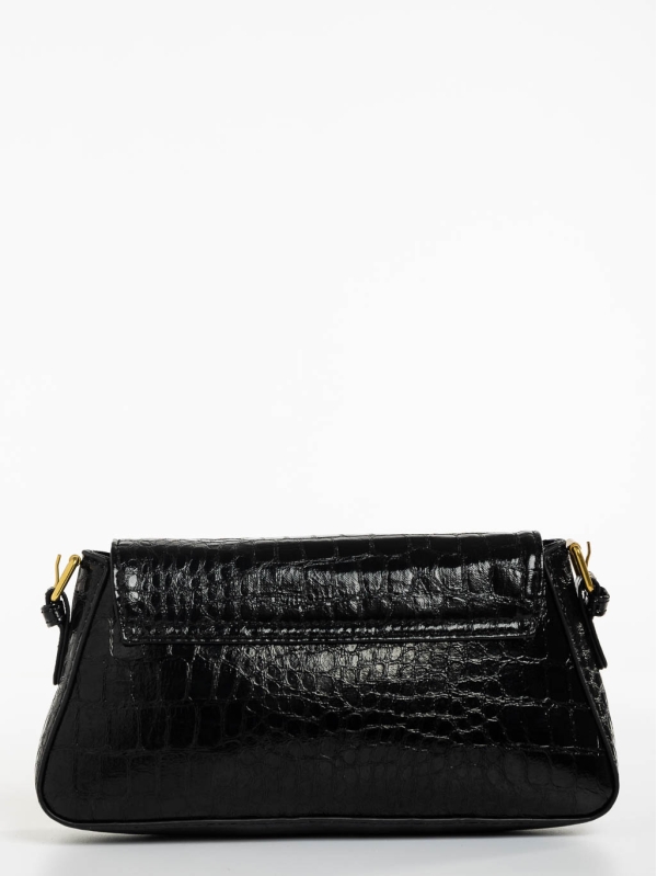 Baillie fekete női táska ökológiai bőrből, 5 - Kalapod.hu