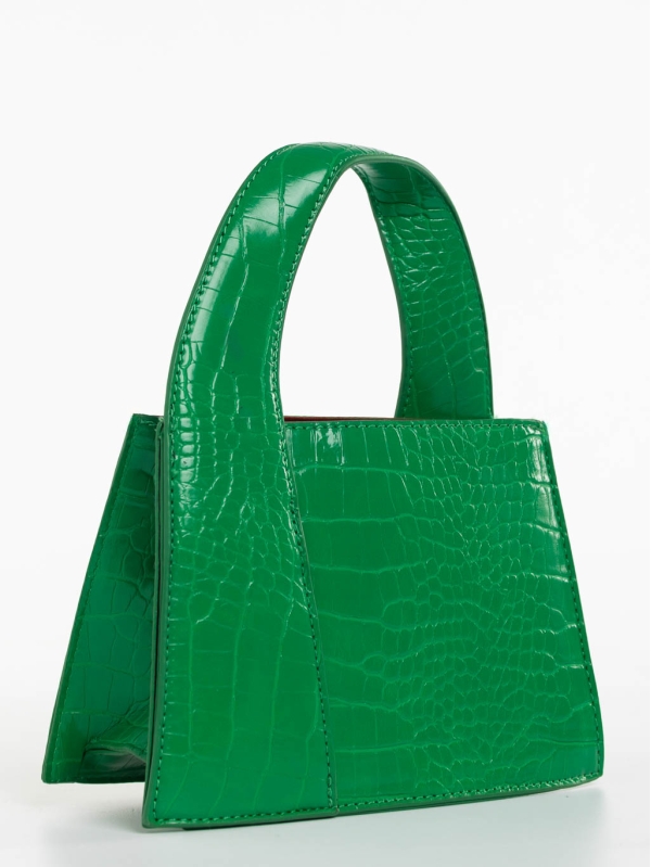 Blima zöld női táska ökológiai bőrből, 3 - Kalapod.hu