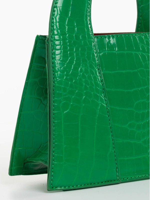 Blima zöld női táska ökológiai bőrből, 4 - Kalapod.hu