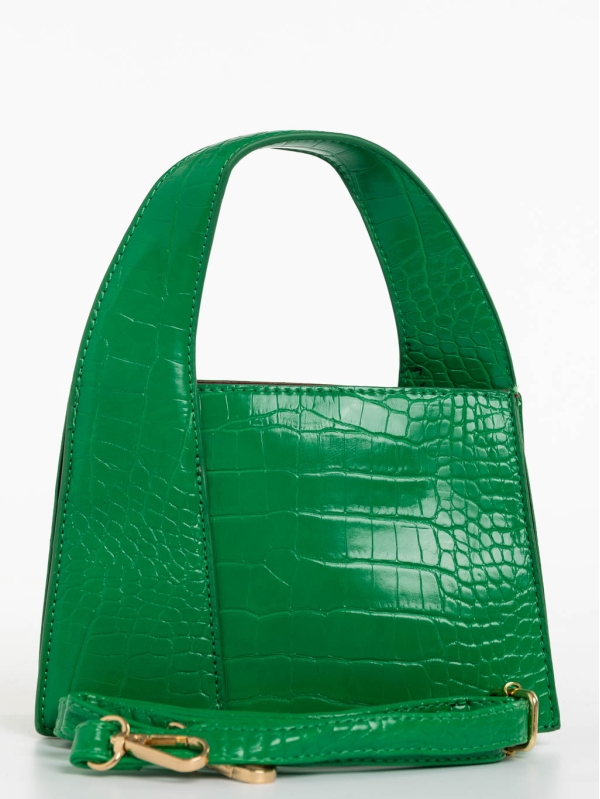 Blima zöld női táska ökológiai bőrből, 6 - Kalapod.hu
