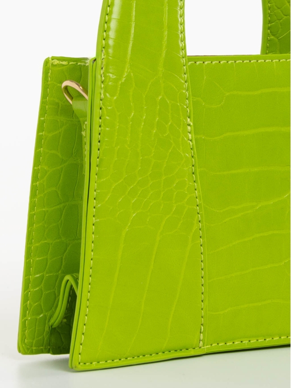 Blima világos zöld női táska ökológiai bőrből, 4 - Kalapod.hu