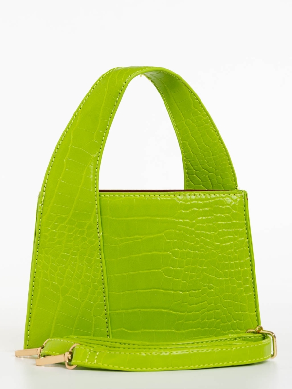 Blima világos zöld női táska ökológiai bőrből, 6 - Kalapod.hu