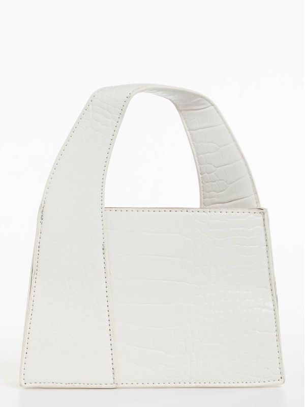 Blima fehér női táska ökológiai bőrből, 5 - Kalapod.hu