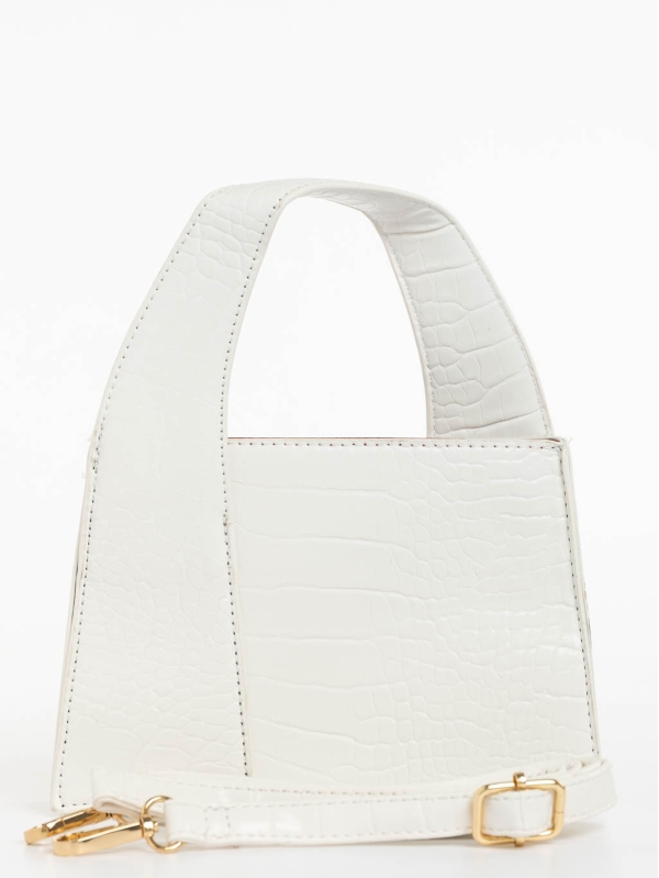 Blima fehér női táska ökológiai bőrből, 6 - Kalapod.hu