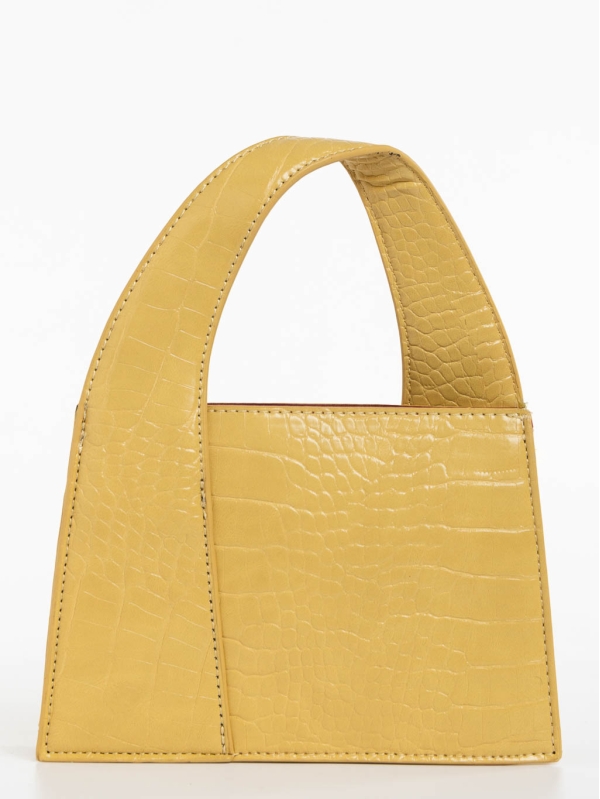 Blima sárga női táska ökológiai bőrből, 5 - Kalapod.hu