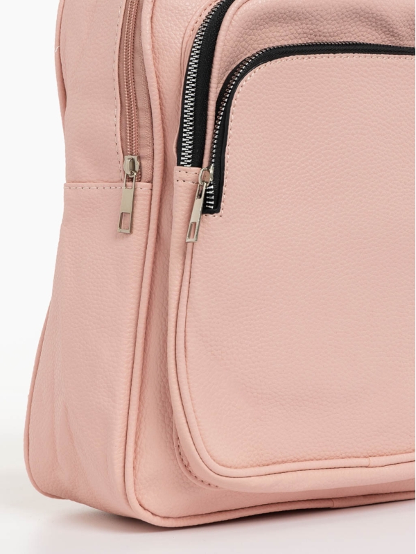 Keir rózsaszín női hátizsák ökológiai bőrből, 4 - Kalapod.hu