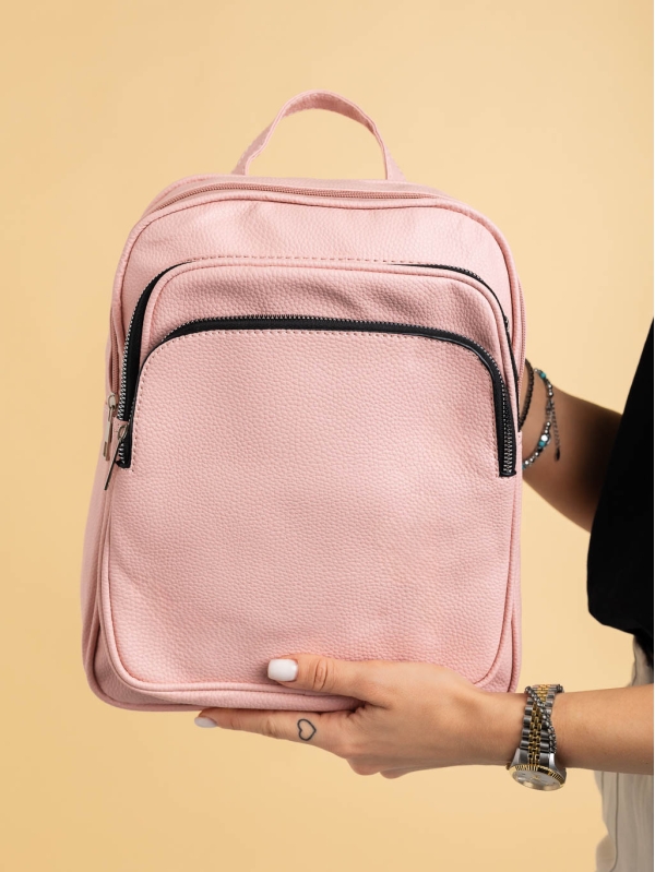Keir rózsaszín női hátizsák ökológiai bőrből - Kalapod.hu
