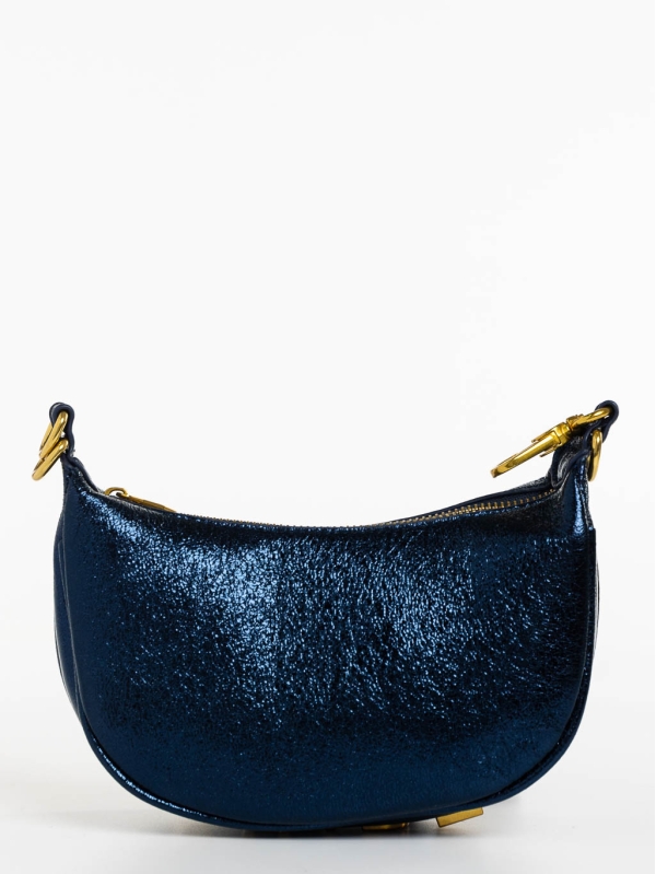 Aine kék női táska ökológiai bőrből, 2 - Kalapod.hu