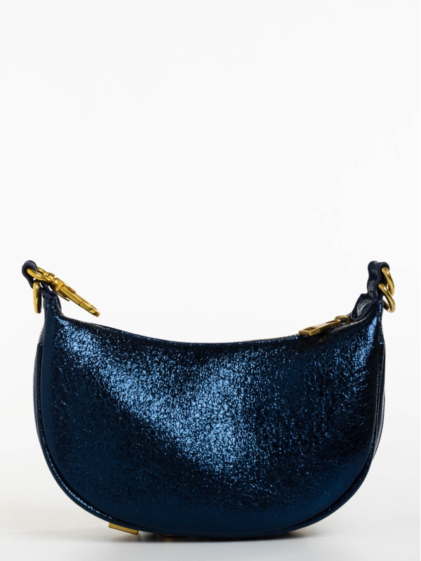 Aine kék női táska ökológiai bőrből, 5 - Kalapod.hu
