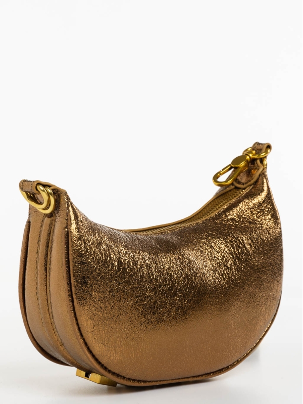Aine bronz női táska ökológiai bőrből, 3 - Kalapod.hu