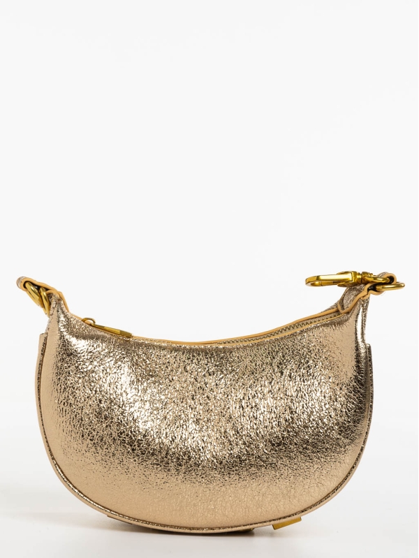 Aine aranyszínű női táska ökológiai bőrből, 2 - Kalapod.hu