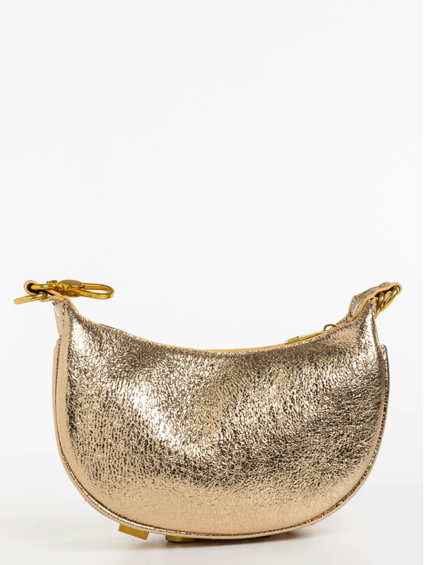 Aine aranyszínű női táska ökológiai bőrből, 5 - Kalapod.hu