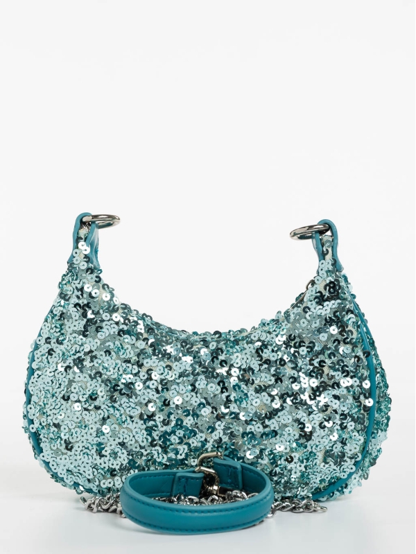 Ayah kék női táska textil anyagból, 6 - Kalapod.hu