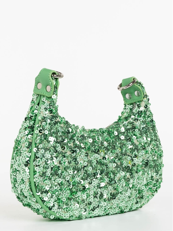 Ayah zöld női táska textil anyagból, 3 - Kalapod.hu
