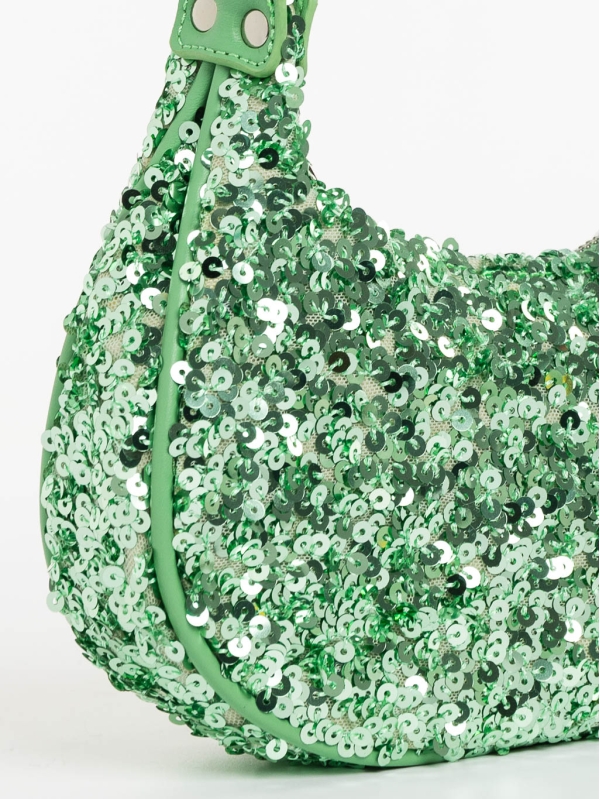 Ayah zöld női táska textil anyagból, 4 - Kalapod.hu