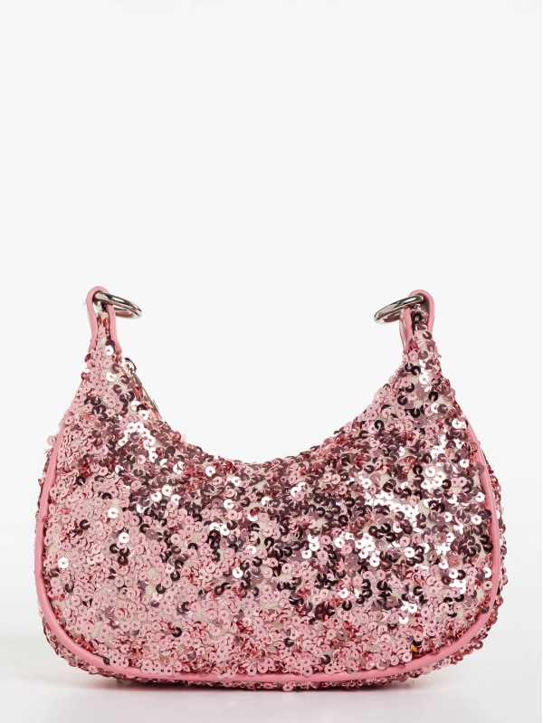 Ayah rózsaszín női táska textil anyagból, 2 - Kalapod.hu