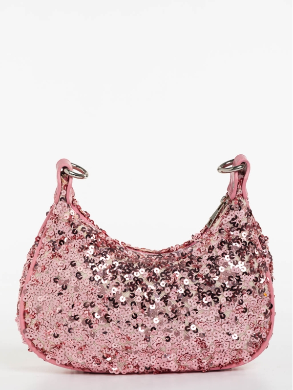 Ayah rózsaszín női táska textil anyagból, 5 - Kalapod.hu