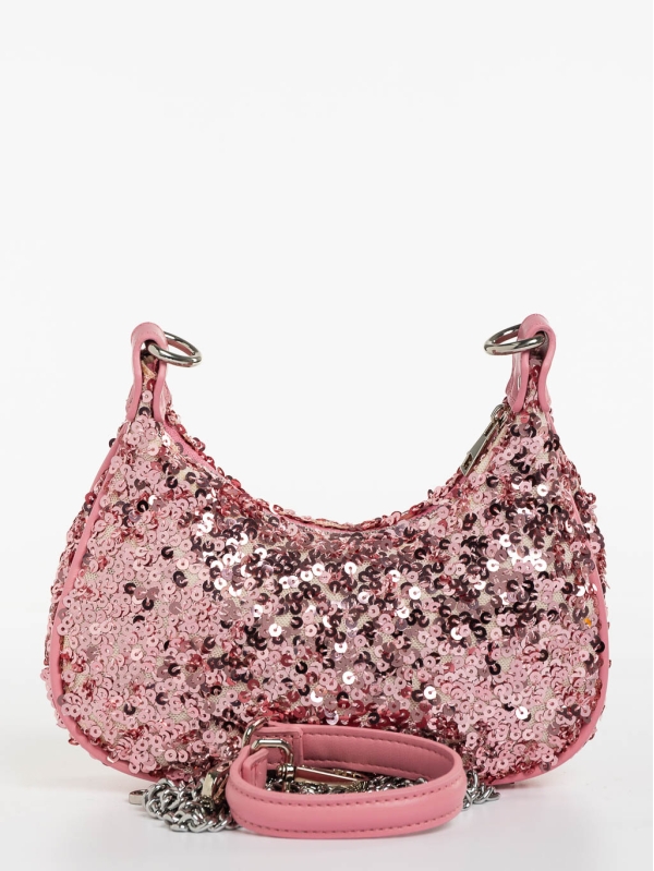 Ayah rózsaszín női táska textil anyagból, 6 - Kalapod.hu