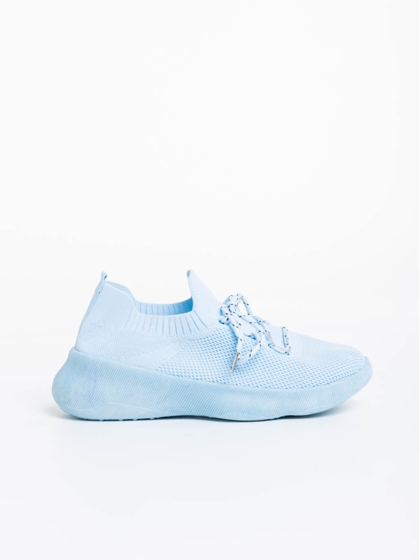 Ramila kék női sport cipő textil anyagból, 5 - Kalapod.hu