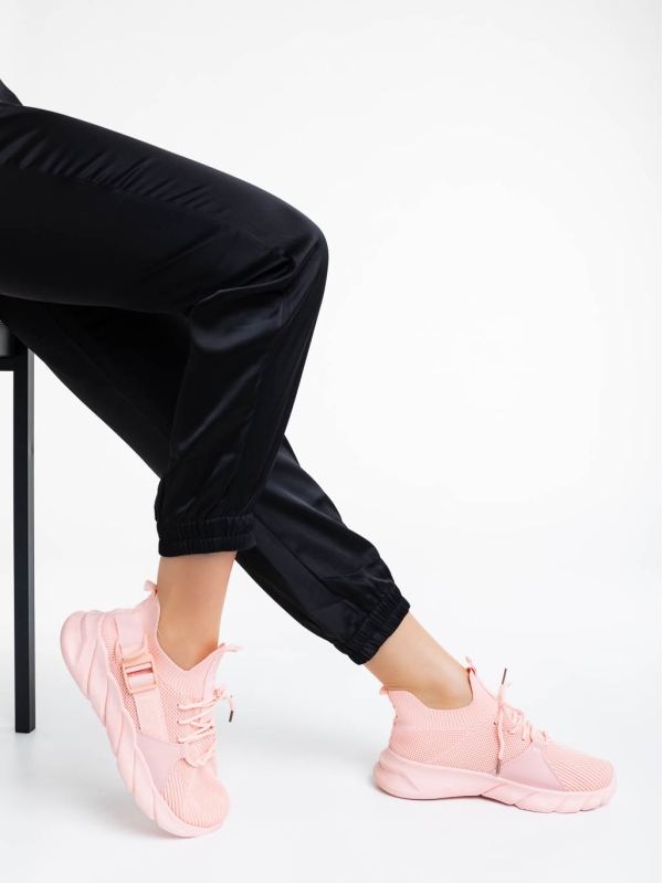 Renie rózsaszín női sport cipő textil anyagból - Kalapod.hu