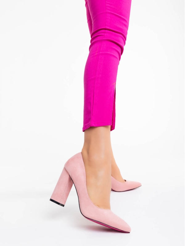 Odina rózsaszín női cipő textil anyagból - Kalapod.hu