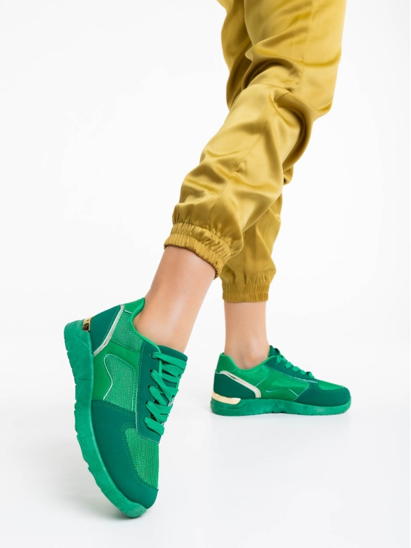 Laraine zöld női sportcipő textil anyagból - Kalapod.hu