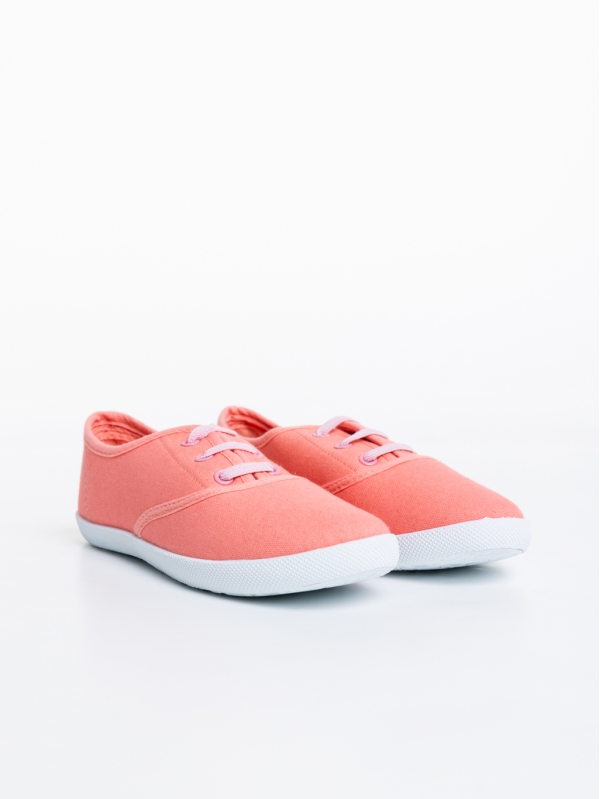 Milis rózsaszín gyerek teniszcipő textil anygaból, 2 - Kalapod.hu