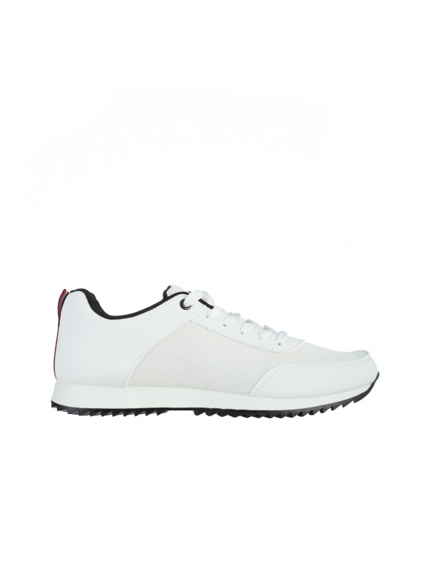 Zander fehér férfi sportcipő, műbőrből és textil anyagból készült, 4 - Kalapod.hu