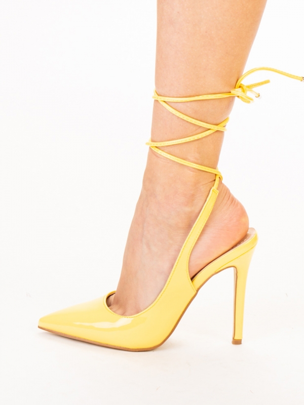 Davina sárga női cipő, 3 - Kalapod.hu