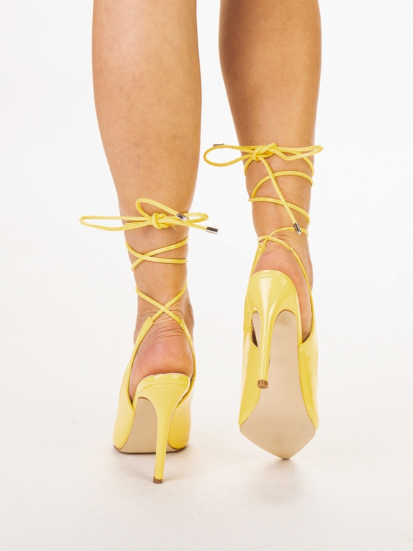 Davina sárga női cipő, 4 - Kalapod.hu
