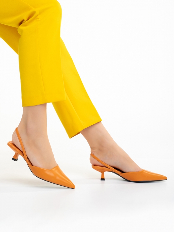 Arete narancssárga női cipő, műbőrből készült - Kalapod.hu