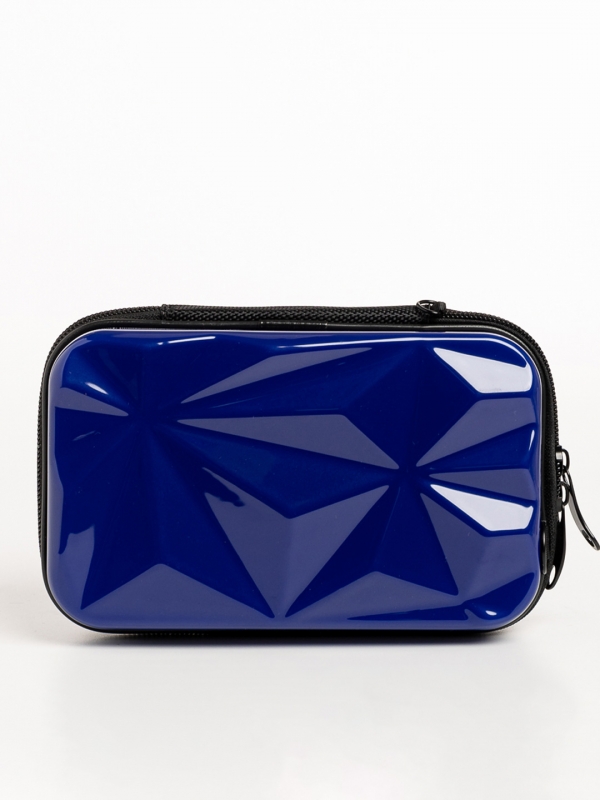 Mirta kék női kozmetikus táska, akrilból készült, 5 - Kalapod.hu