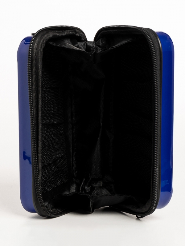 Mirta kék női kozmetikus táska, akrilból készült, 7 - Kalapod.hu