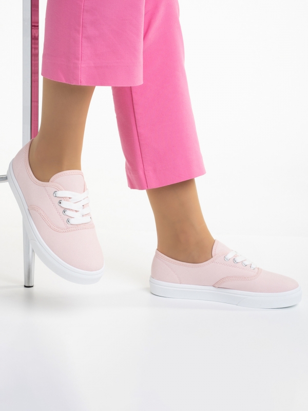 Arya rózsaszín női tornacipő, textil anyagból készült - Kalapod.hu