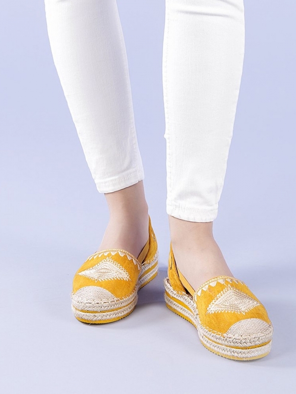 Mirabela sárga női espadrille - Kalapod.hu