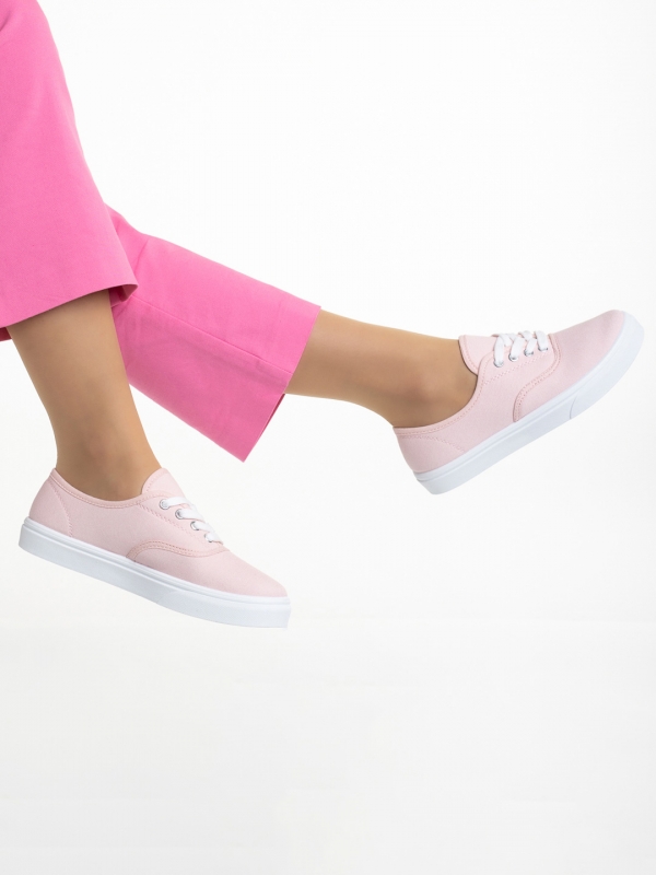 Arya rózsaszín női tornacipő, textil anyagból készült, 5 - Kalapod.hu