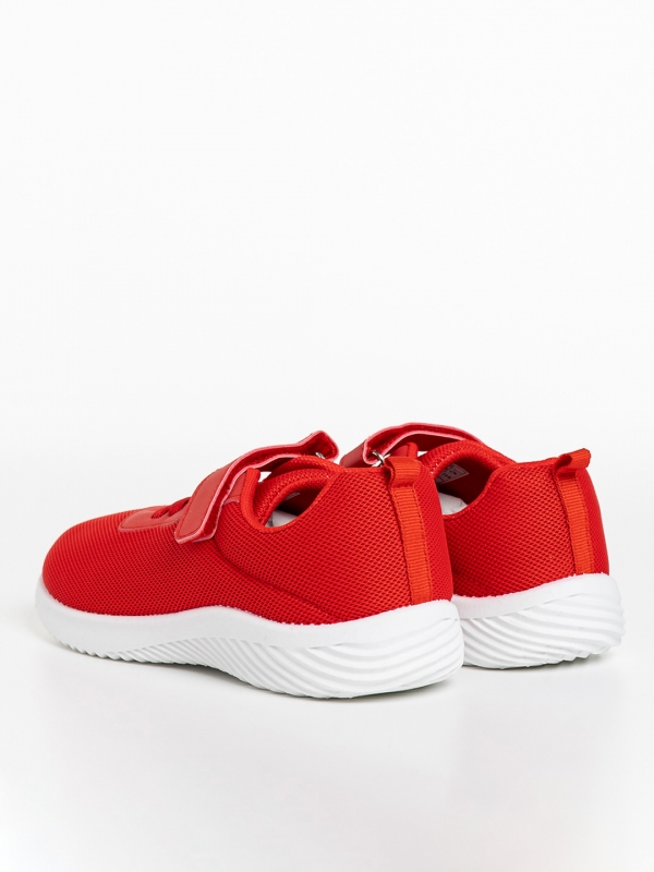 Amie piros gyerek sportcipő, textil anyagból készült, 3 - Kalapod.hu