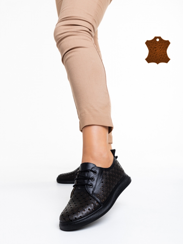 Toini fekete alkalmi női cipő, valódi bőrből készült - Kalapod.hu