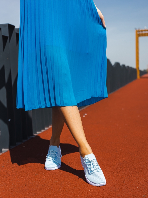 Davinia kék női sportcipő, textil anyagból készült - Kalapod.hu