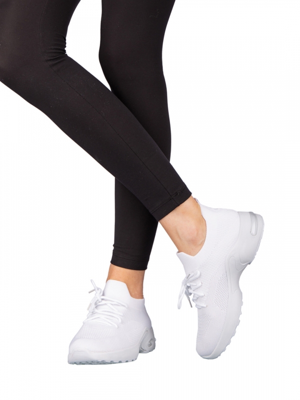 Fepa textil anyagból készült fehér női cipő, 2 - Kalapod.hu