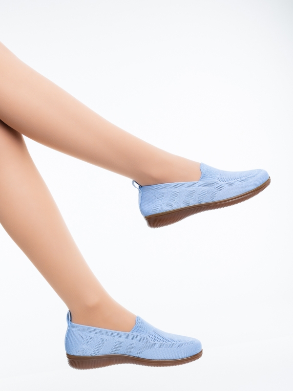Rinaria kék női balerina textil anyagból - Kalapod.hu