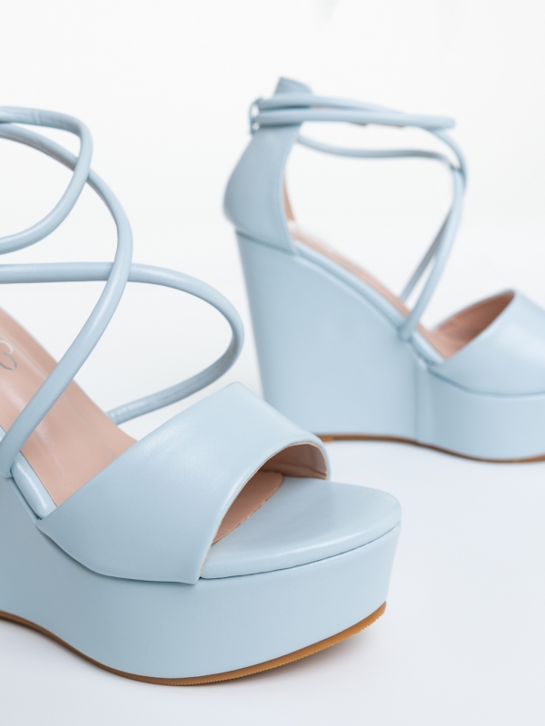 Női platform szandál Ciandra Kék, 6 - Kalapod.hu