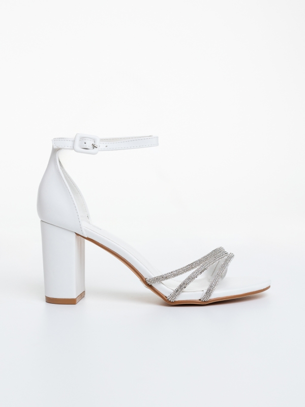 Vastag sarkú szandál Mariella Fehér, 5 - Kalapod.hu