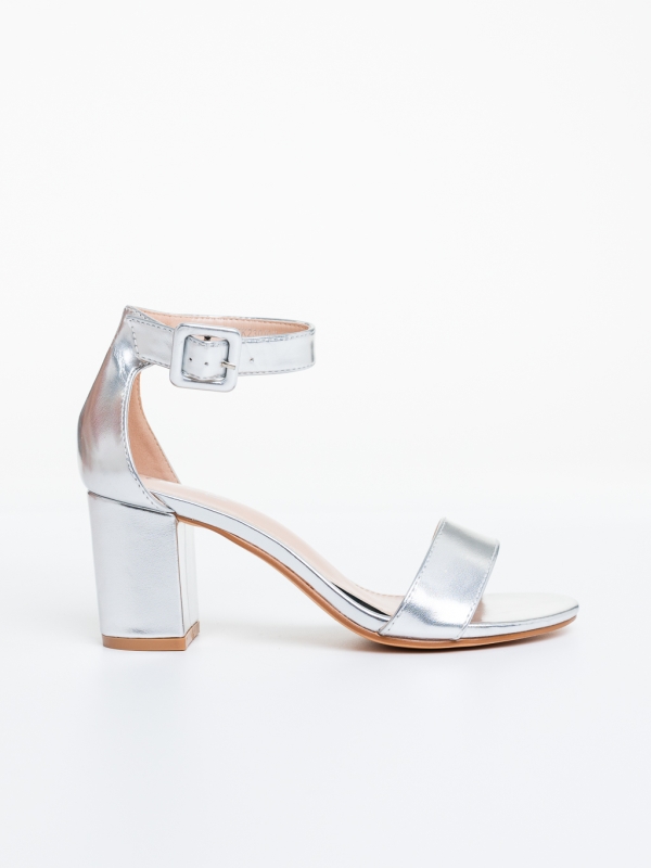 Vastag sarkú női szandál Savannah Ezüst, 5 - Kalapod.hu