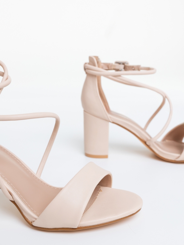 Vastag sarkú szandál Amura Bézs, 6 - Kalapod.hu