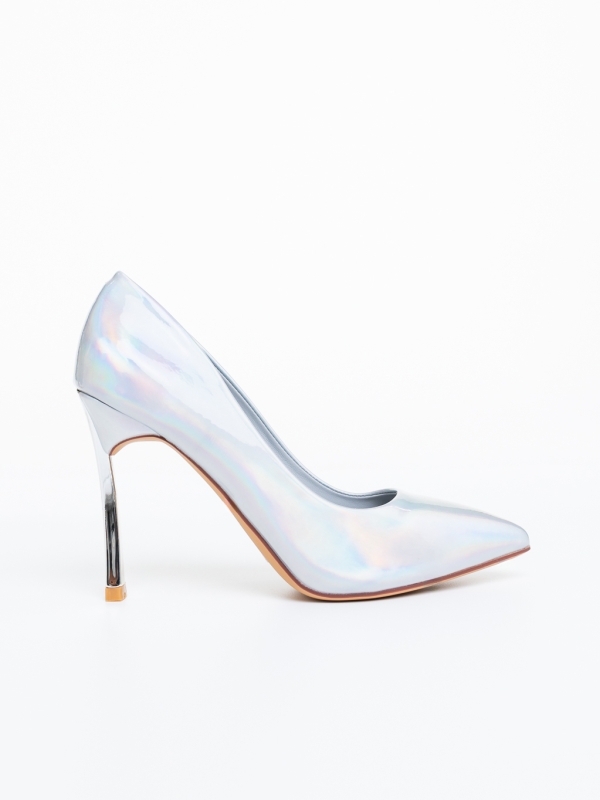 Stiletto cipő Adorina Ezüst, 5 - Kalapod.hu