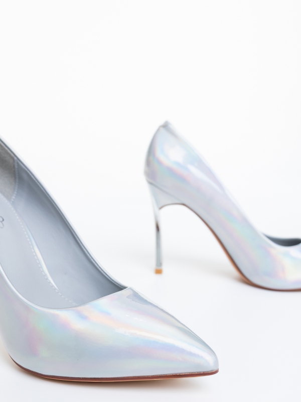 Stiletto cipő Adorina Ezüst, 6 - Kalapod.hu
