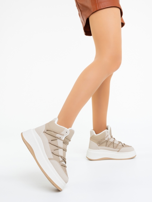 Női bakancs Loretta Bézs - Kalapod.hu